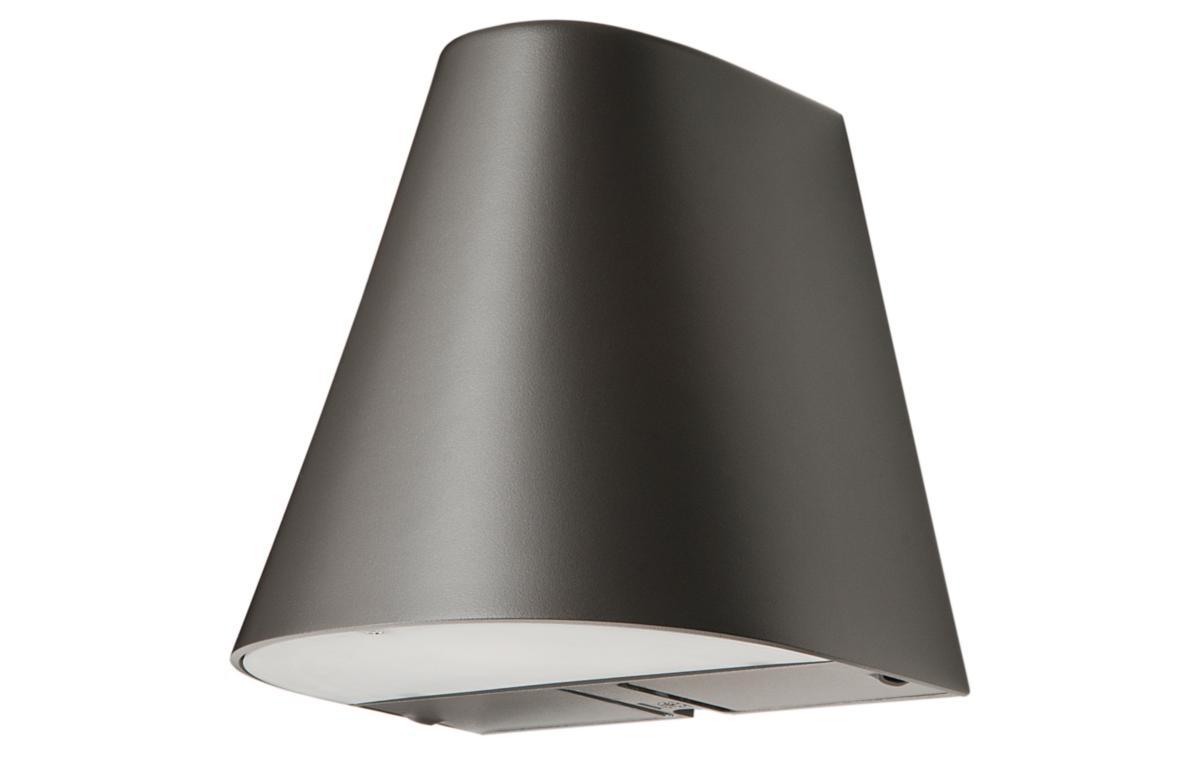 Väggarmatur Spike - VÄGGARM 11W 720LM 27K GR UTTAG IP44 SPIKE