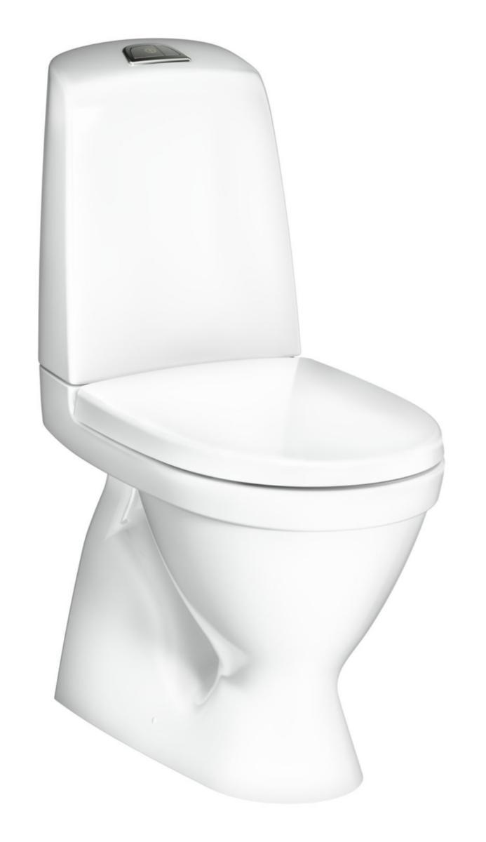 WC chair Nautic 1500, Gustavsberg - GBG NAUTIC WC 1500 HF S-TRAP 2/4L.C+,S-C QR HARD SEAT,SCREW
