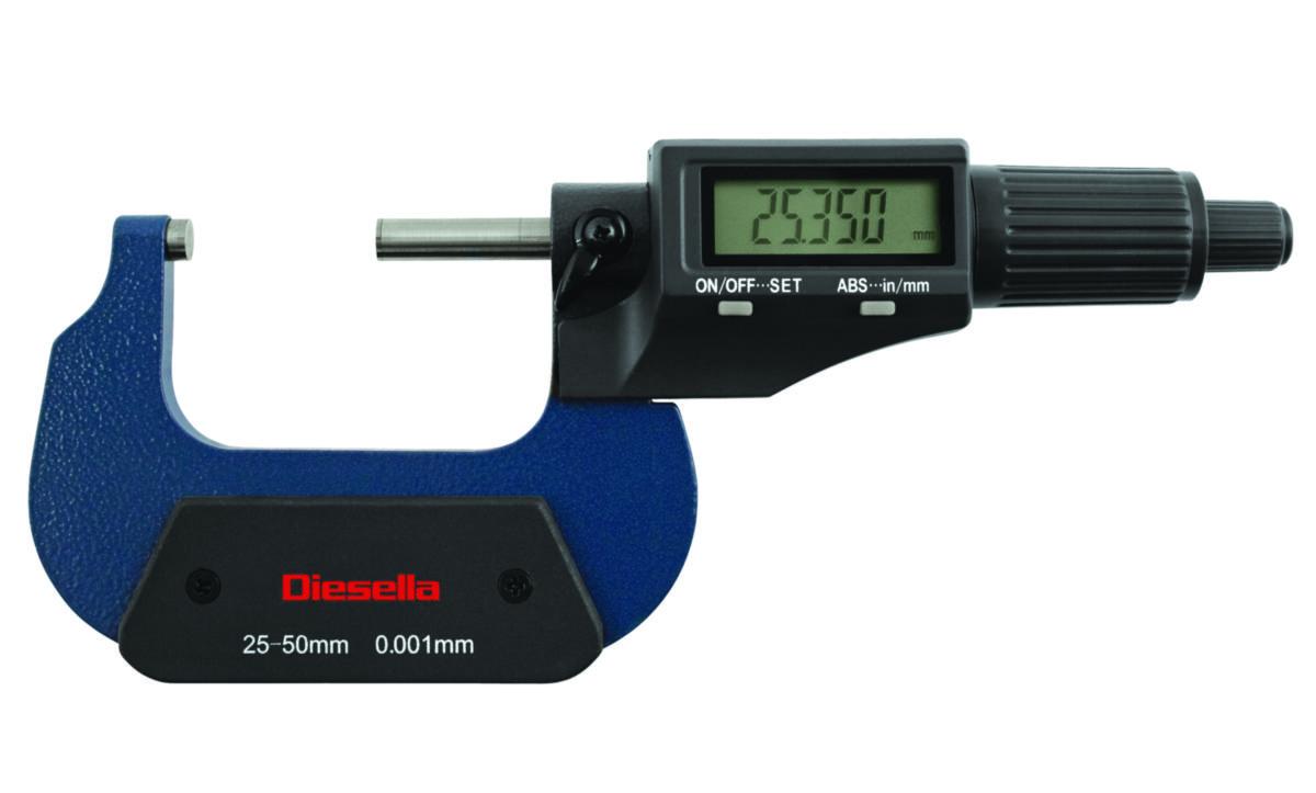 Mikrometer Diesella digital DIN 863 - MIKROMETER DIGITAL 50-75X0,001MM