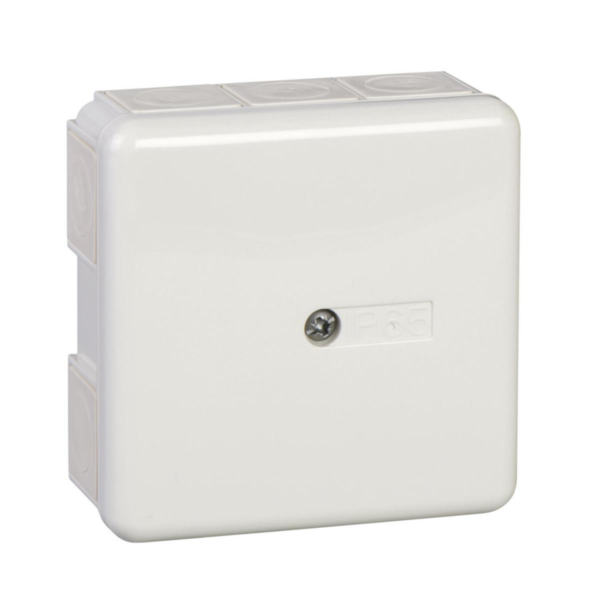 Junction box U56 Exxactvit fire-rated UL94, with terminal block - U56 JUNCTBOX WHITE FIRE-RES 5P IMT34127