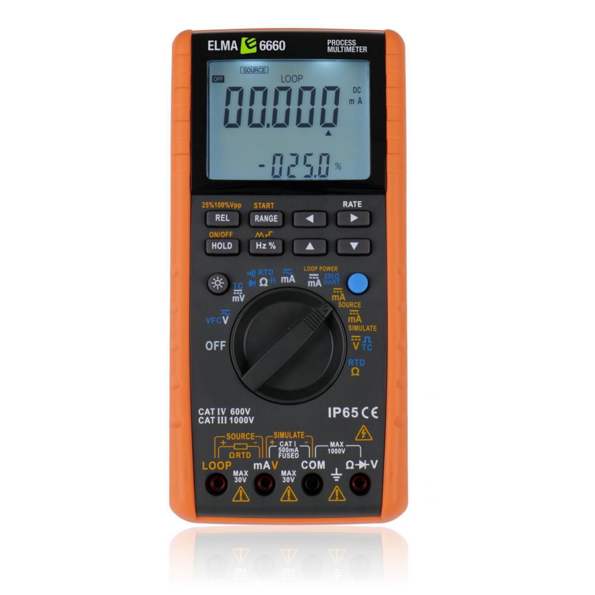 Processmultimeter Elma 6660 - PROCESSMULTIMETER ELMA 6660