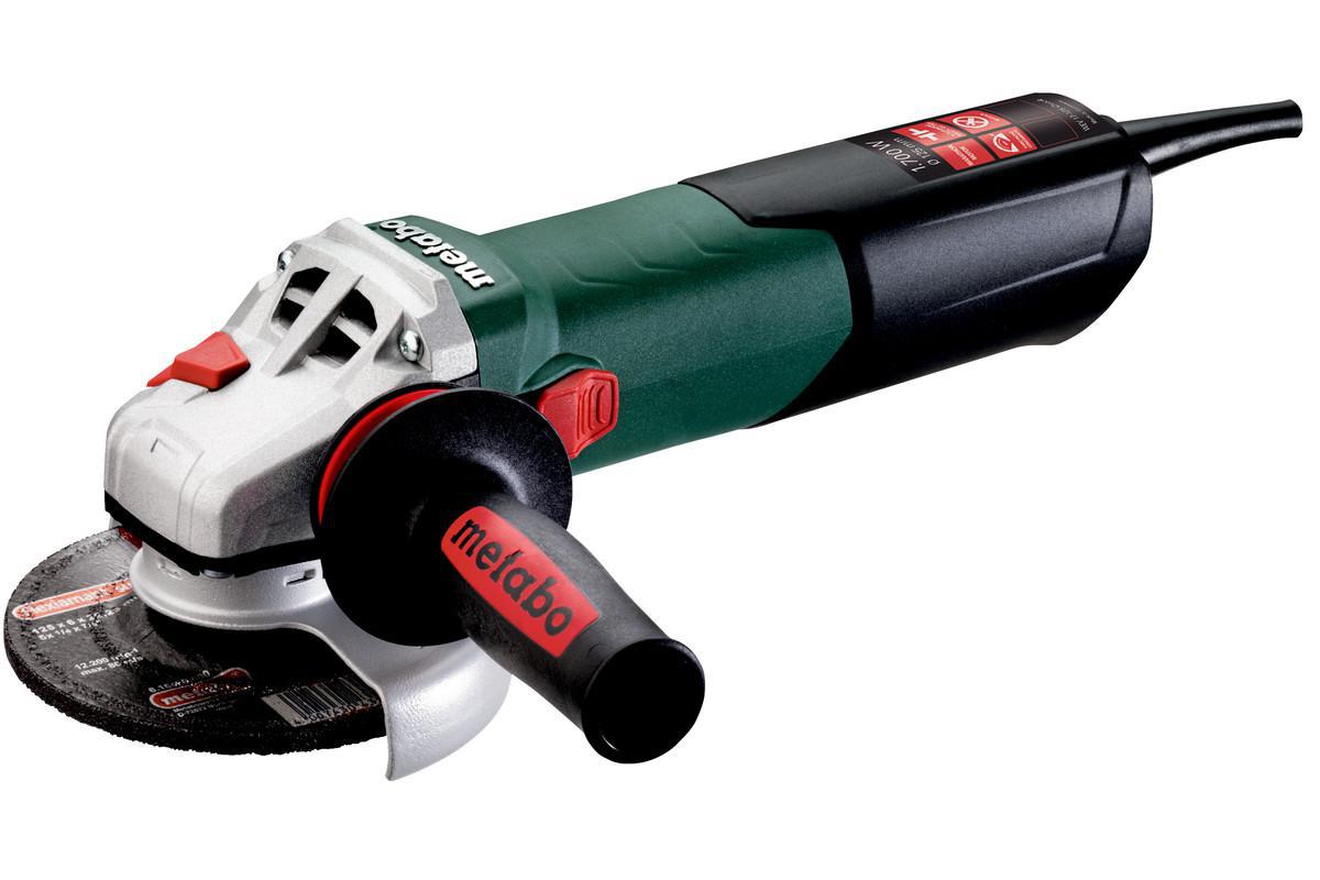 Vinkelslipmaskin Metabo WEV 17-125 QUICK - VINKELSLIP METABO WEV17-125Q 1700W 125MM, 11000RPM I KRT