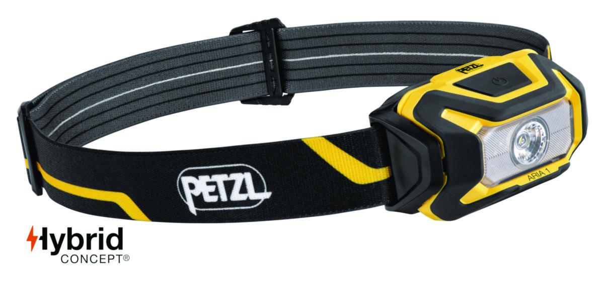 Headlamp Petzl Aria 1 - HEADLAMP PETZL ARIA 1 SVART/GUL