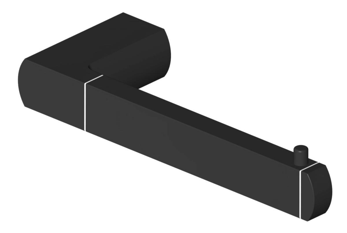 Toilet paper holder Square, Gustavsberg - GBG SQUARE TOILET PAPER HOLDER MATT BLACK