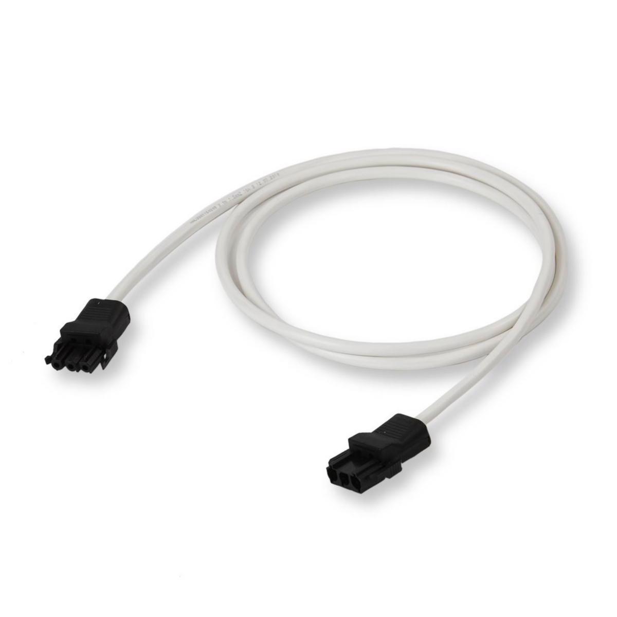 HF-kablage, RQQ 3G1,5 mm² med svart stickkontakt NAC 31S.B och svart hylskontakt NAC 32S.B - KABLAGE RQQ 3G1.5 SV 10M NAL330W15100B