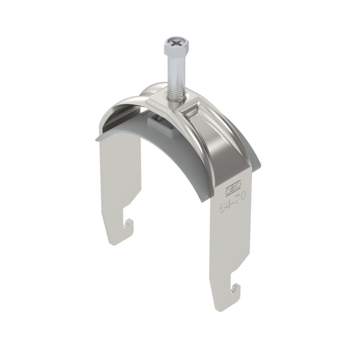 Kabelhållare för ankarskenor, rostfritt stål 304 (1.4301) - KABELHÅLLARE 64-70MM A2 P U1 BS-U1-K-70 A2