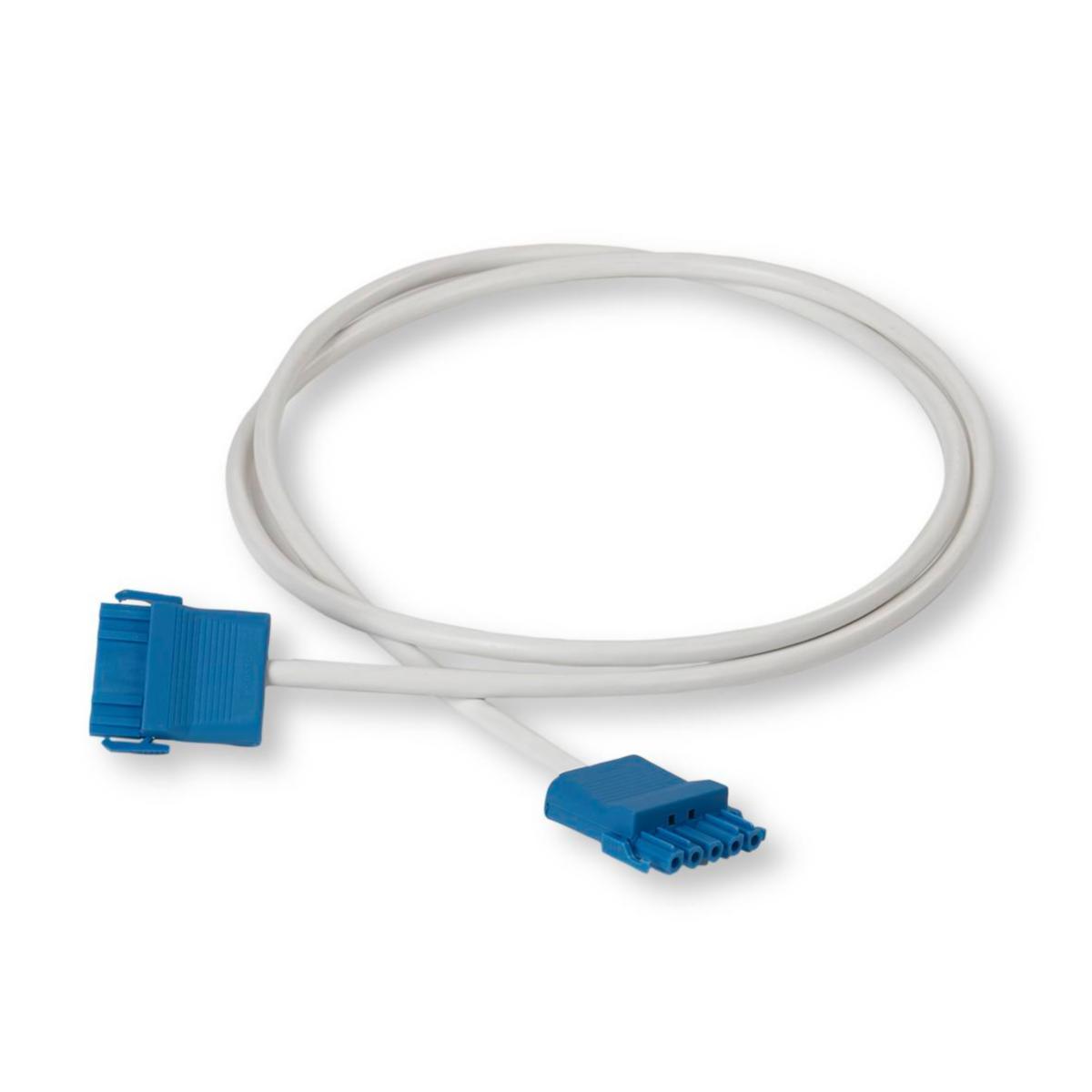 HF-kablage, RQQ 5G1,5 mm² med blå stickkontakt stickkontakt NBC51S.S och blå hylskontakt NBC52S.S - KABEL HAL FRI RQQ 5G1.5 3M NBL550T15030S