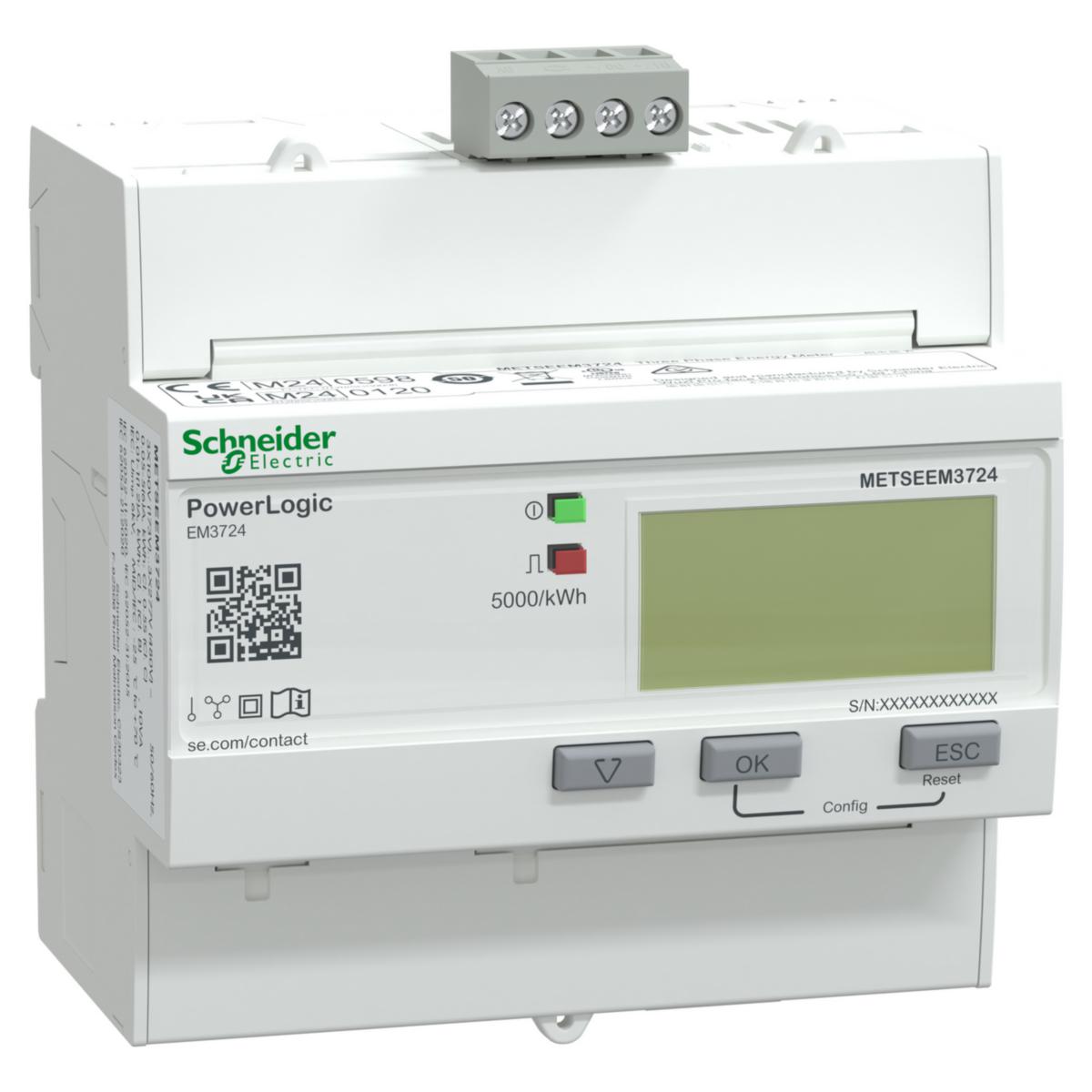 Energimätare, PowerLogic EM3000-serien - ENERGIMÄTARE EM3724 CL0,5S MID METSEEM3724