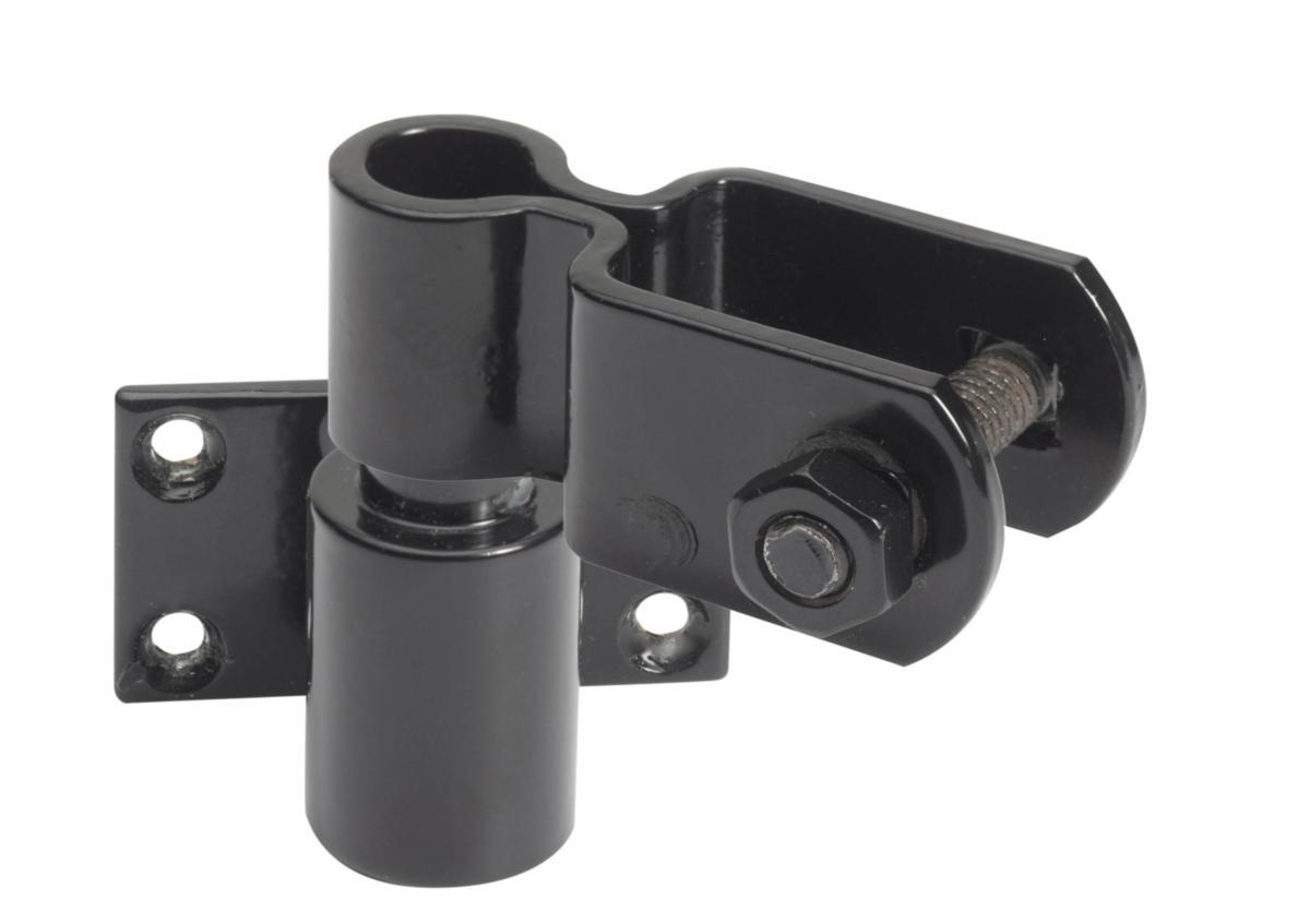 Gångjärn med fästplatta - GÅNGJÄRN MED FÄSTPLATTA SVART