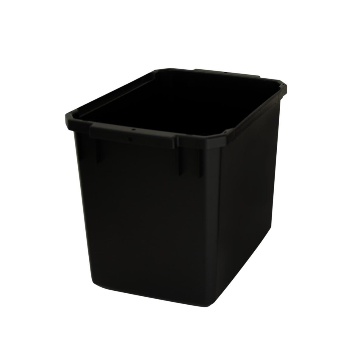 Sopkärl Patricia 25 l - PLASTKÄRL 25 L SVART PATRICIA ÅTERVUNNET MATERIAL