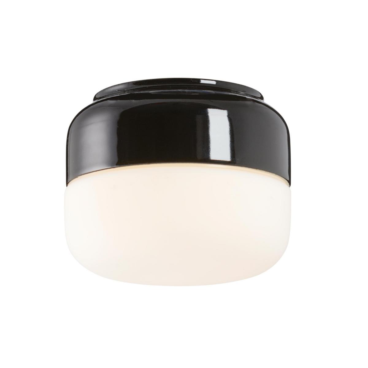 Takarmatur Ohm 140 inklusive LED-modul - ARM OHM 140/115 SVART IP44 LED 51822/LED