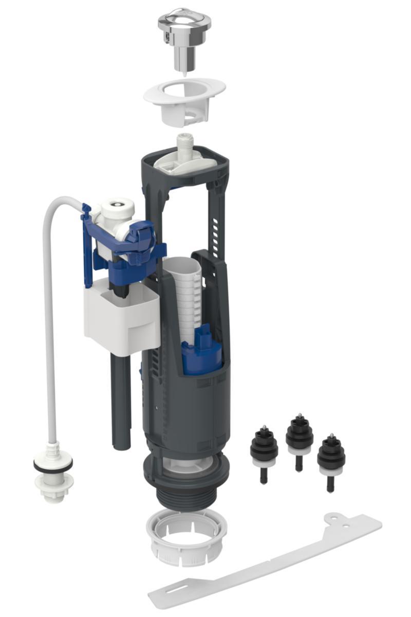 Spolarmatur dubbel Ifö Cera/Silia, Geberit - IFÖ CERA/SILIA SPOLARMATUR DUBBELSPOLNING