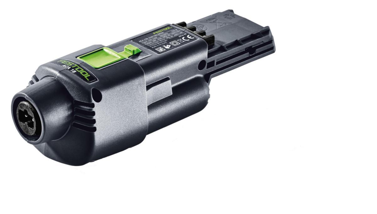 Power Adapter Festool ACA 220-240/18V Ergo - POWER ADAPTER FESTOOL ACA 230/ 18V HYBRID FOR BATTERY SANDERS