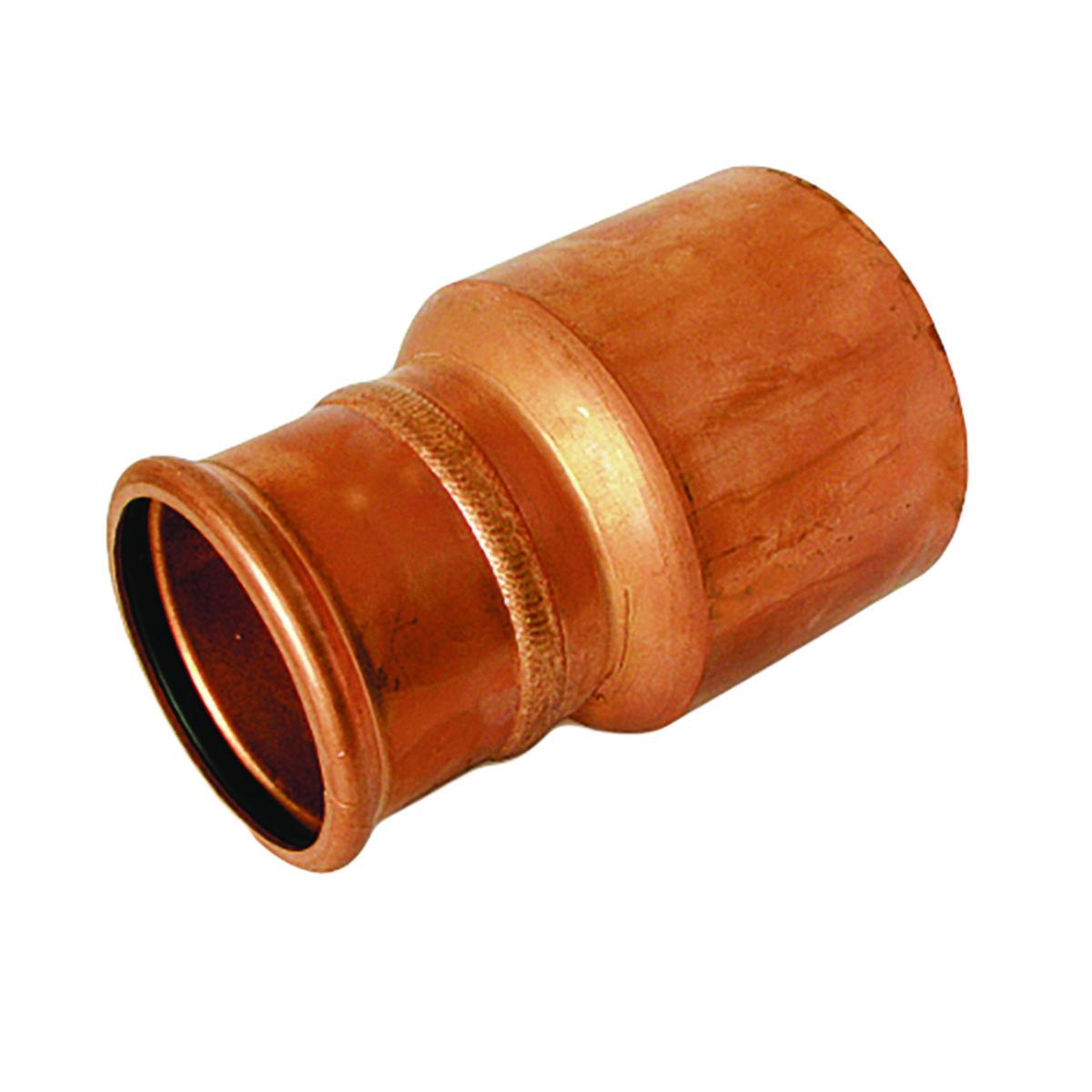 Reduction with 1 socket Type M copper, a-collection - 108x88.9 RED. WITH PLAIN END CU M. A-PRESS