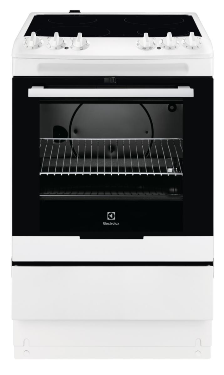 Spis, glaskeramikhäll, 55 cm, AquaClean, 300 Traditional - SPIS GLASKERMAIKHÄLL 55 CM VIT 400 V LKR40000SW ELECTROLUX