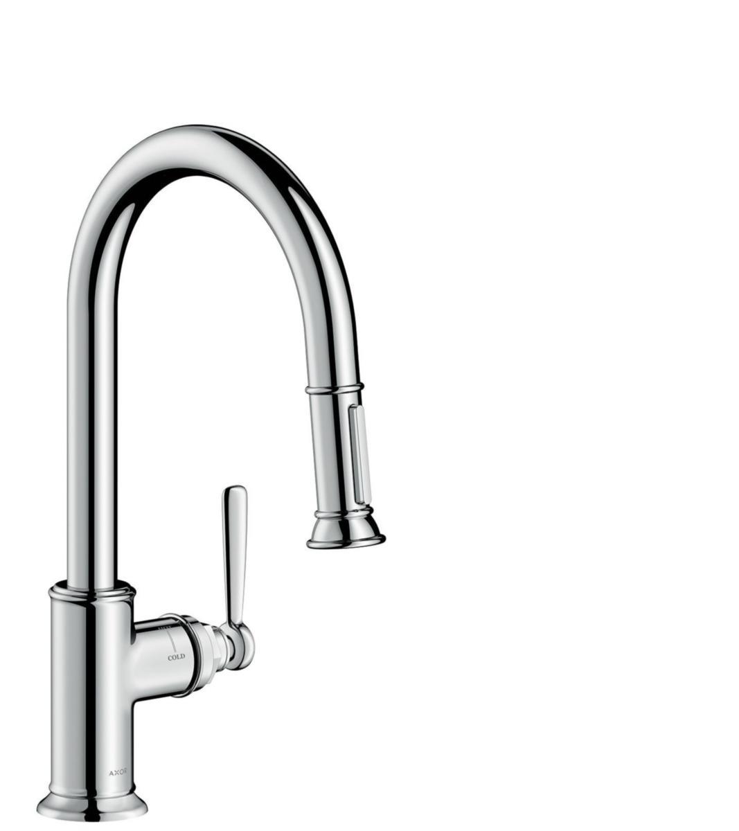 Köksblandare HG Axor Montreux, Hansgrohe - HG AXOR MONTREUX KÖKSBL 1-GR UTDRAGB.H-DUSCH. KROM 16581000