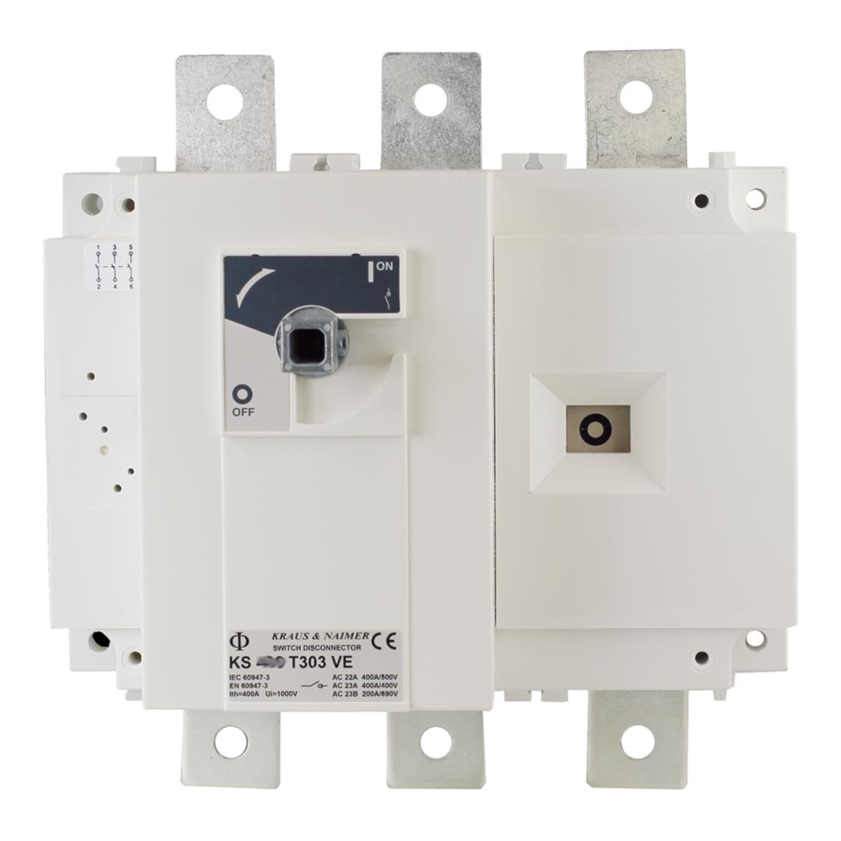 Lastfrånskiljare KS bottenmontage - LASTFRÅNSKILJ BOTMONT 3-P 160A SE2.4.KS160.T303.VE