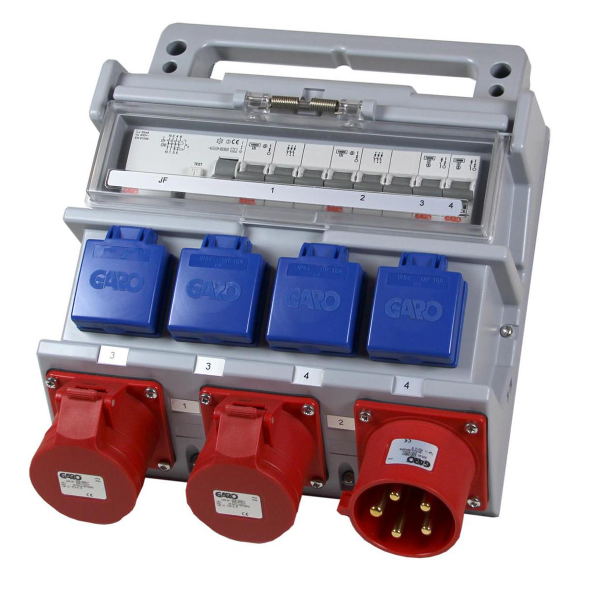 Portable electric bag, with JFB, 32A - POWERB 32A 00204-2S RCCB 0