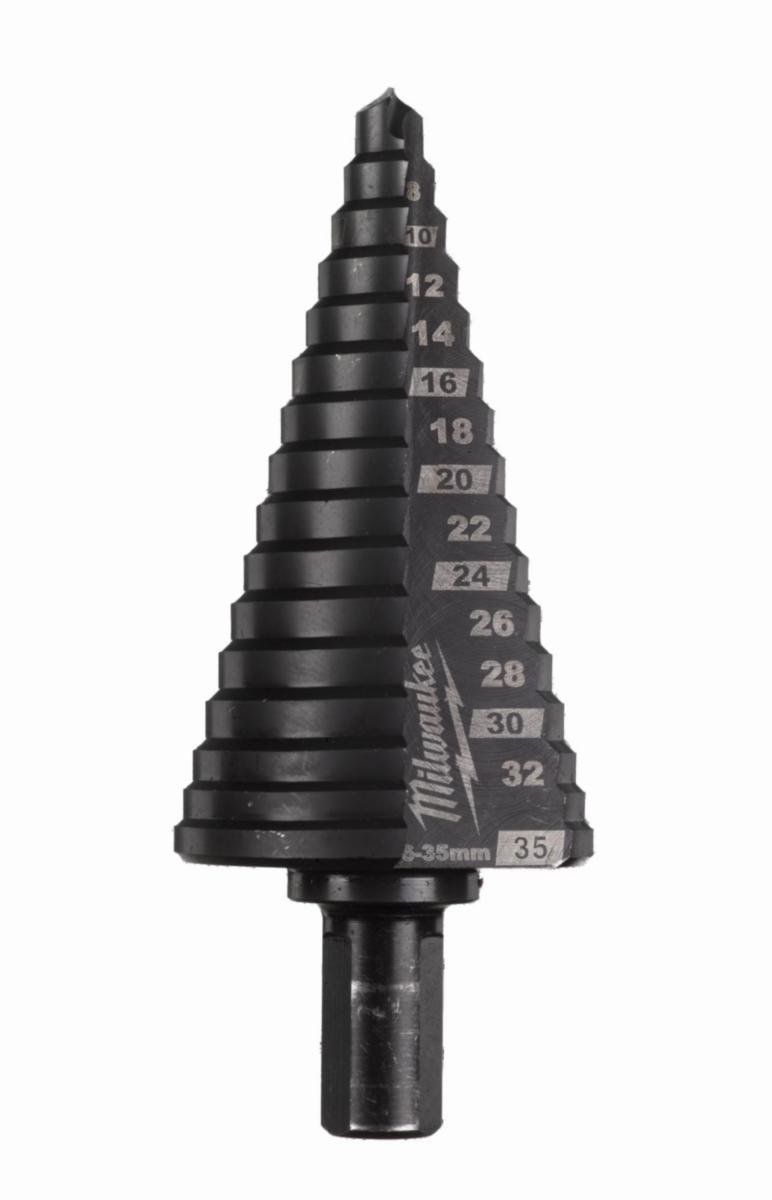 Step Drill Milwaukee Cobalt - STEP DRILL MILWAUKEE COBALT 6-35MM