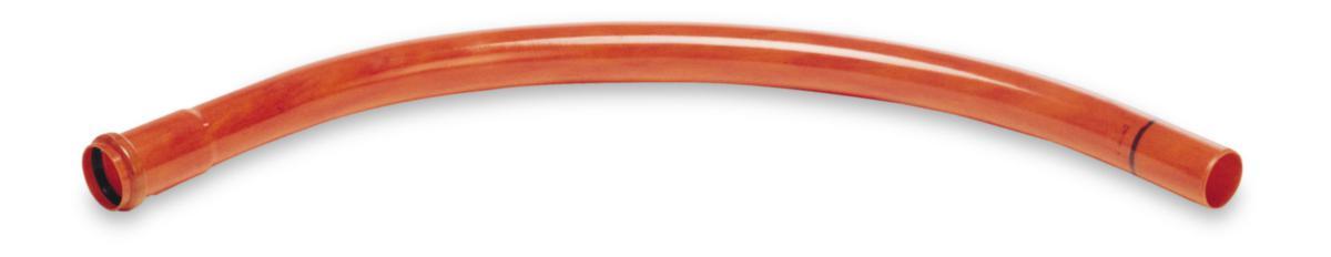 Rörböj telekabelrör orange - RÖRBÖJ 110/GR PVC ORANGE NBPA 101 66