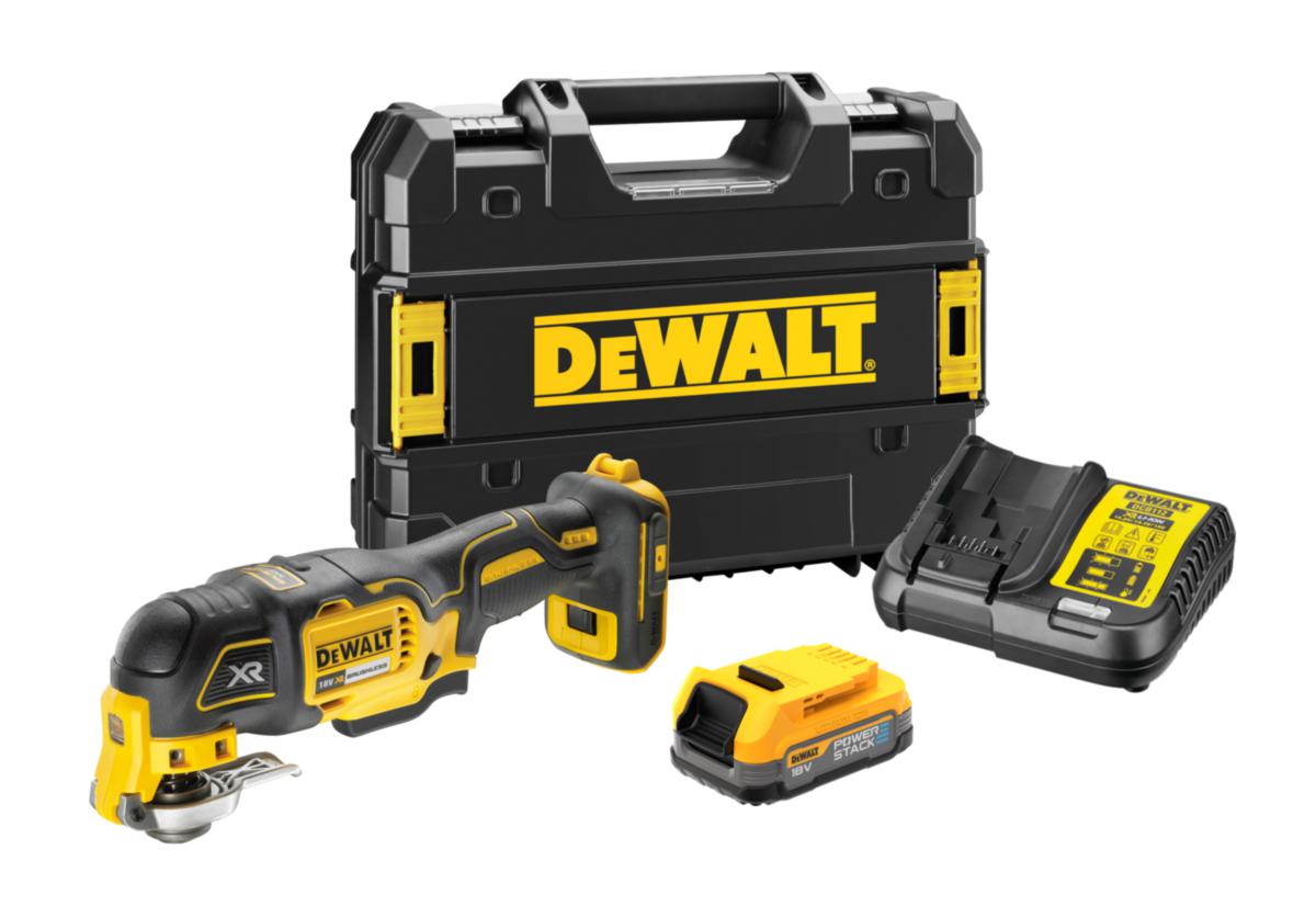 Multitool DEWALT DCS356E1T - OSCILLATING TOOL DW DCS356E1T 18V XR, 1 X POWERSTACK, TSTAK