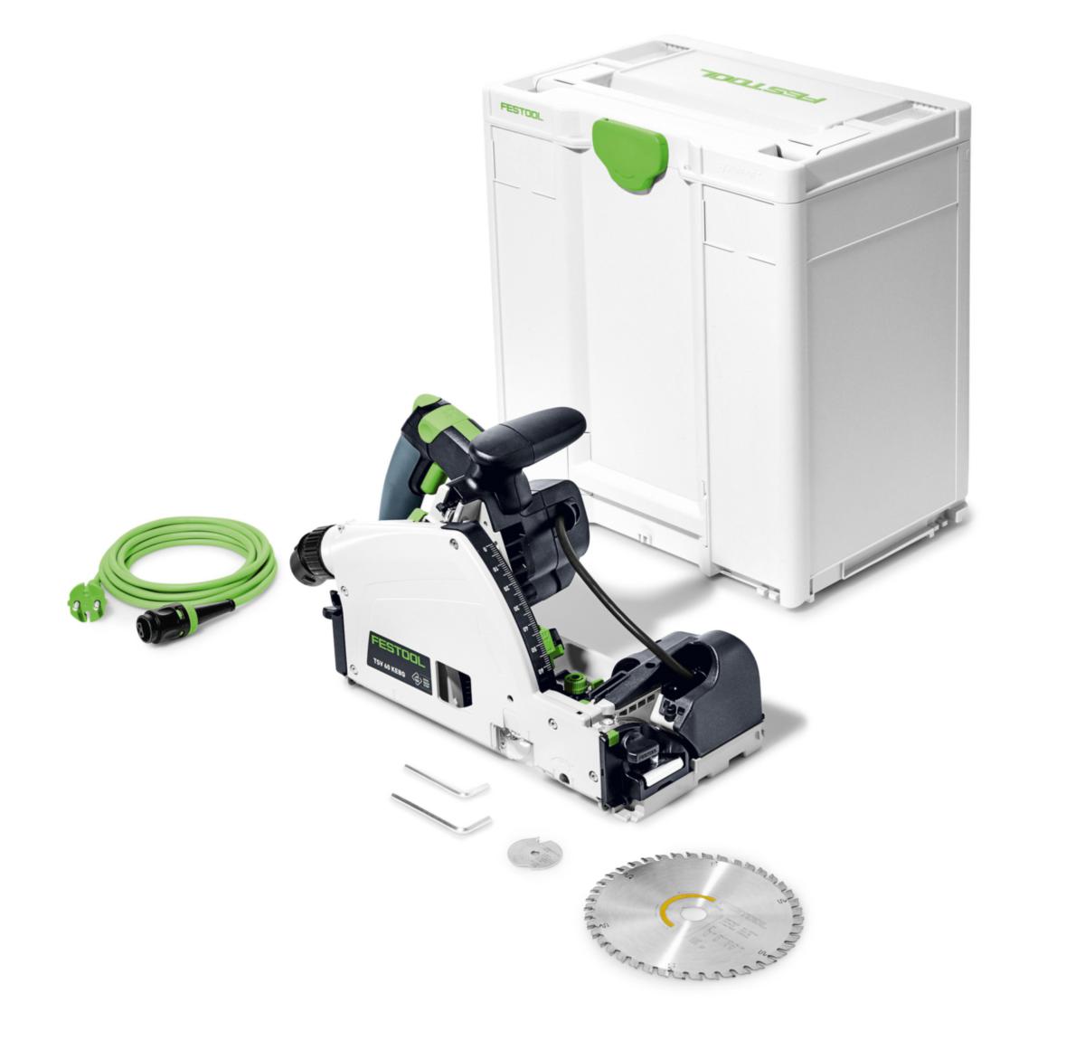 Sänksåg Festool TSV 60 KEBQ-Plus - SÄNKSÅG FESTOOL TSV 60-PLUS 230 V. MED RITSKLINGA.