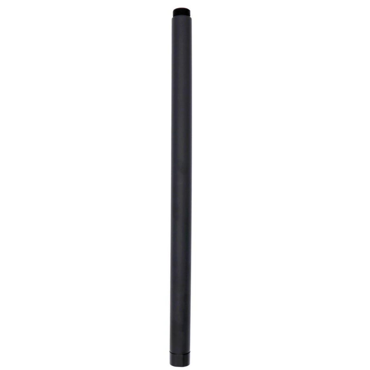 Extension pipe for Azur ceiling shower set, a-collection - EXT. PIPE HEADSHOWERS BLACK 24X400MM. A-COLL. G15 FEMALE