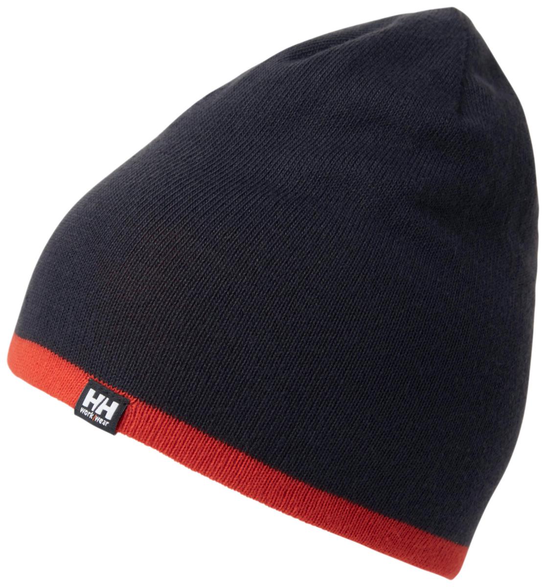 Mössa Helly Hansen Manchester 79883 - MÖSSA HH 79883-980 MGRÅ/RÖD CLASSIC VÄNDBAR BEANIE