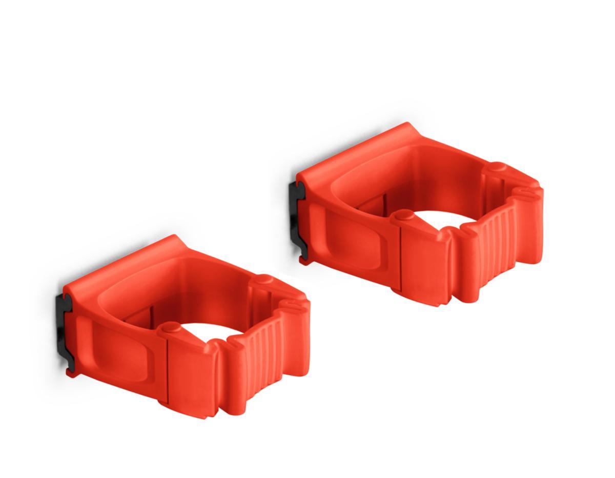 Redskapshållare Toolflex P-01 - HÅLLARE TOOLFLEX P-01, 2-P,RÖD INKL 2 ST VÄGGADAPTER