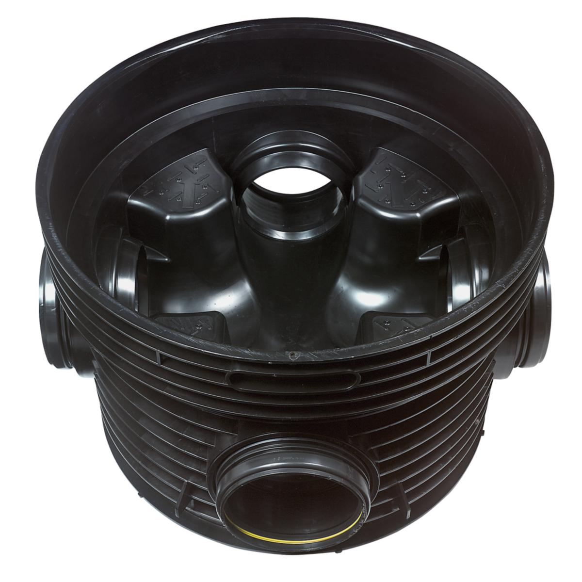 Decent well, Wavin Tegra 1000, Type2 90° 3 inlet - 1000X200 TEGRA TP2 90° FOR SMOOTH PIPES