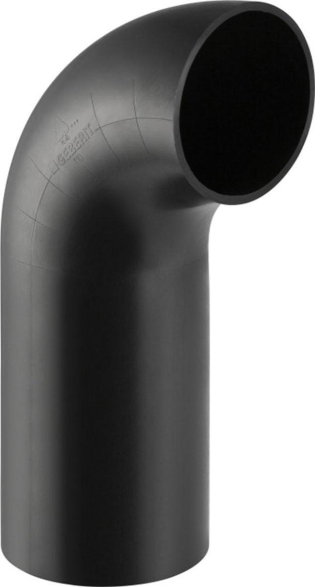 Böj 90°, lång, Geberit PEH - PEH BÖJ 90° 110MM GEBERIT
