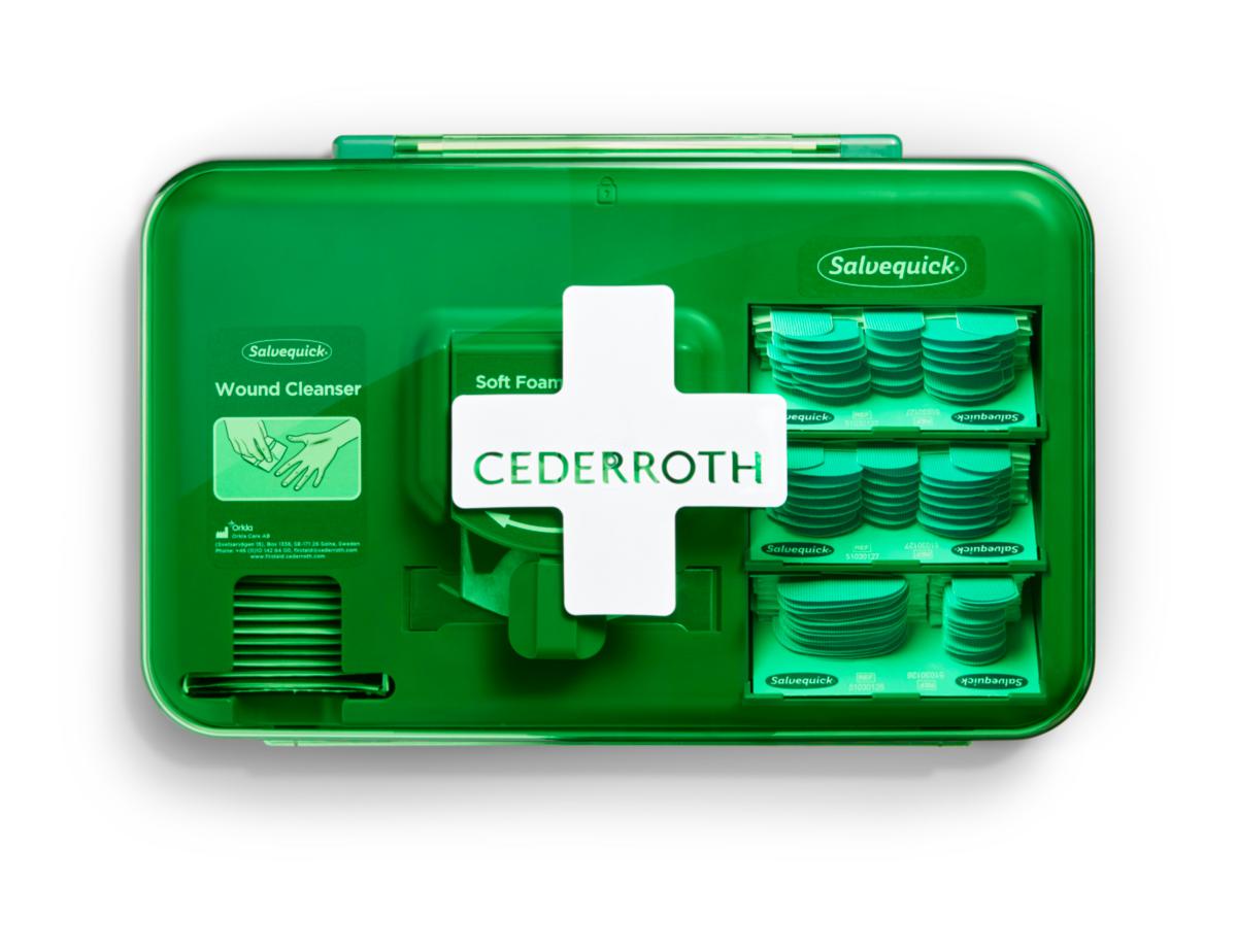 Wound Care Dispenser Cederroth Blå - WOUND CARE DISPENSER CEDERROTH BLÅ