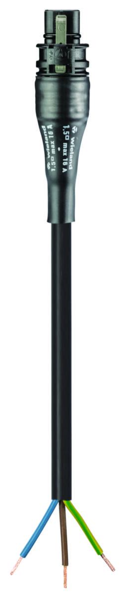 Snabbkopplingskablage Wieland - KAB HANE-FRI RST20I3 5M SV RST20I3K1-S 15 50SW
