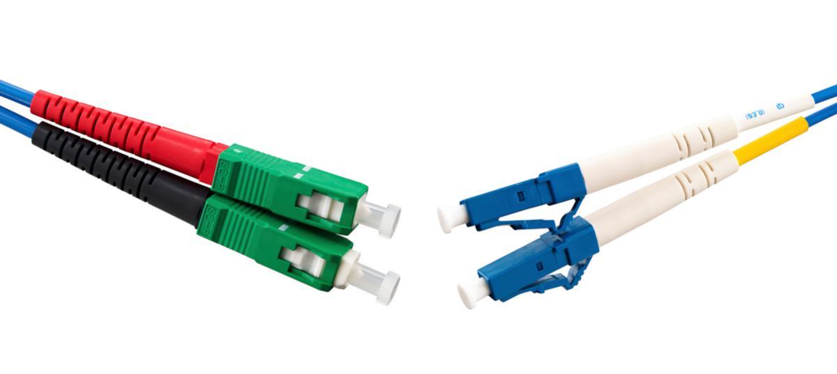 Fiberkablage FTTX SM Duplex SC/APC-LC/UPC - PATCH DX SM SC/APC-LC/UPC 0.5M EM-KSALU-0005-FTTX