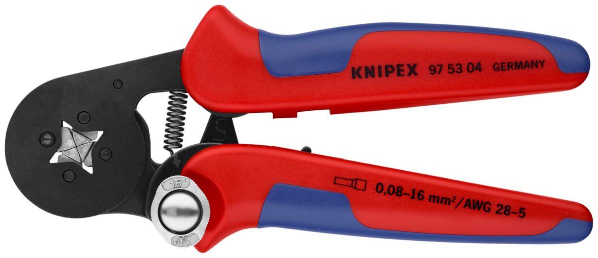Ändhylstång Knipex 975304 - ÄNDHYLSTÅNG KNIPEX 9753-04SB FYRKANT PRESSNING