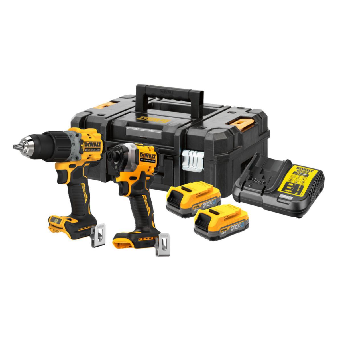 Combo Kit Dewalt DCK2050E2T - COMBOKIT DEWALT DCK2050E2T 18V XR, 2 X POWERSTACK, TSTAK