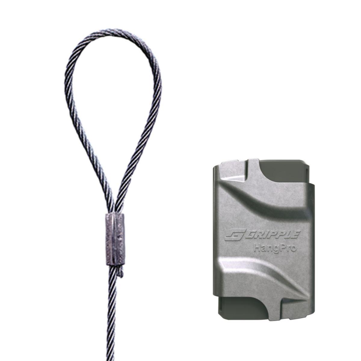 Wireupphäng Gripple utförande med loop/ögla HP1 - VAJER LOOP 1MM X 3M 20KG HP1-LG-3M