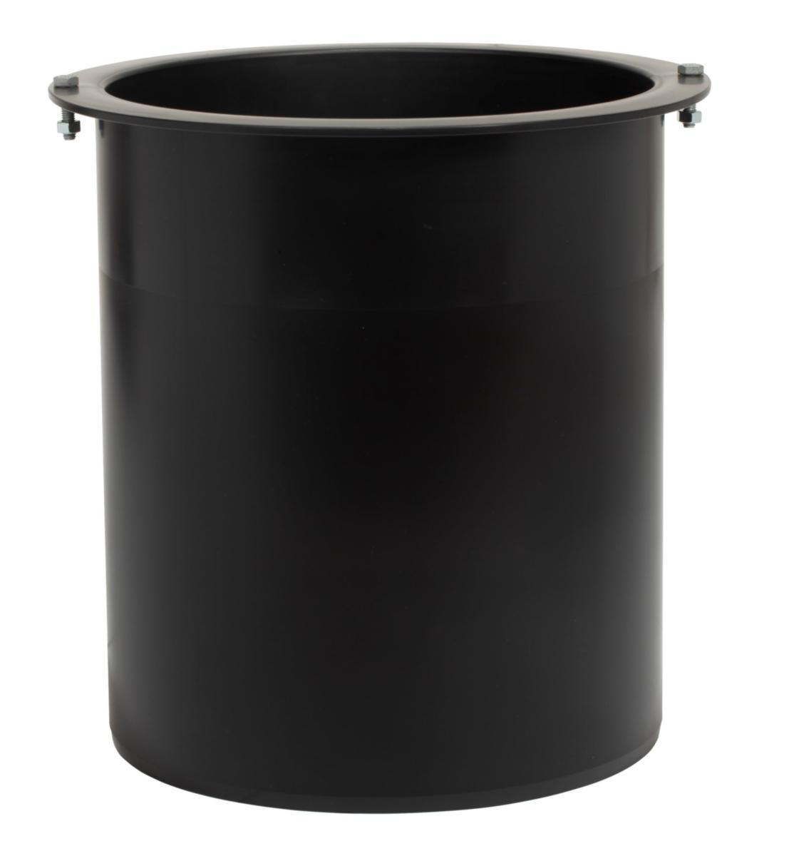 Telescopic pip for corrugated risers and wells - 315 TELESCOPIC PIPE, H=375MM FLANGE, PIPELIFE