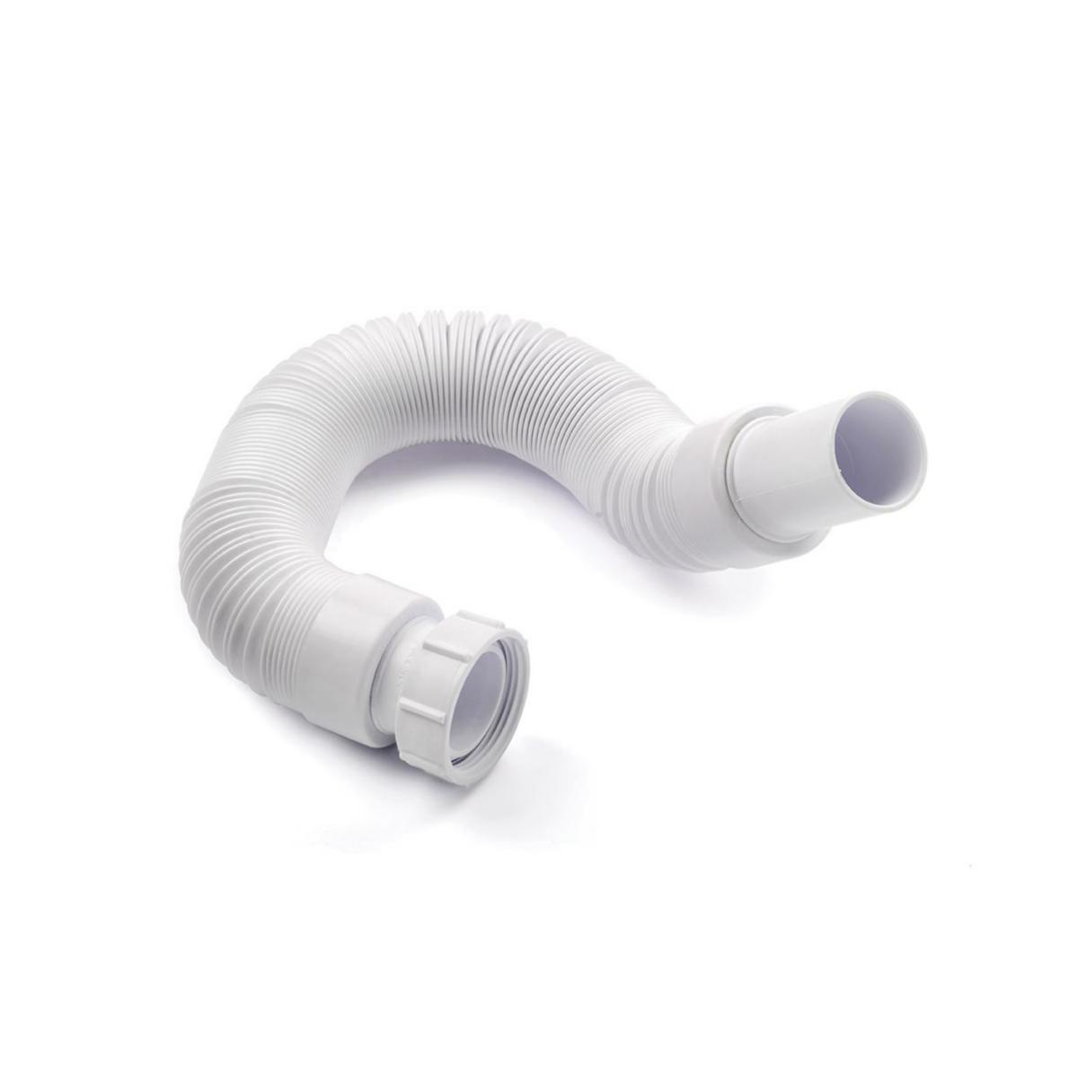 Utloppsslang töjbar vit, Jafo - MTW 40136 PP UTL-SLANG G40X40 TÖJBAR 400-1000 MM VIT