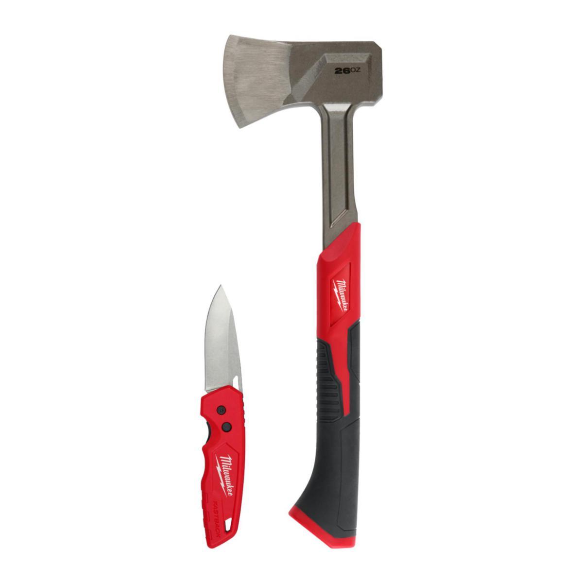 Promokit Milwaukee Axe+Knife - PROMOKIT MILWAUKEE AXE+KNIFE MILWAUKEE SET 2P