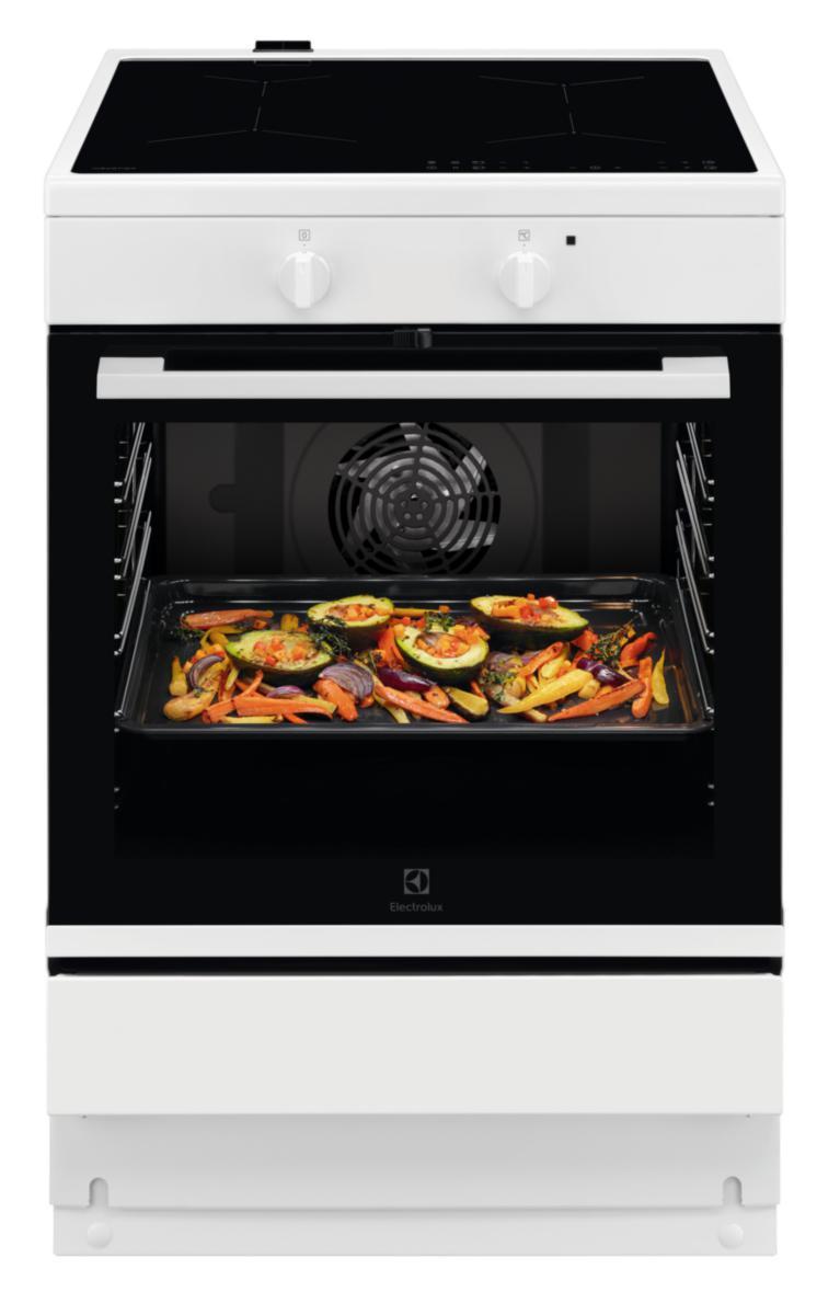 Spis, induktionshäll, 60 cm, 500 SurroundCook - SPIS INDUKTIONSHÄLL 60 CM VIT 230 V LKI64404SW ELECTROLUX