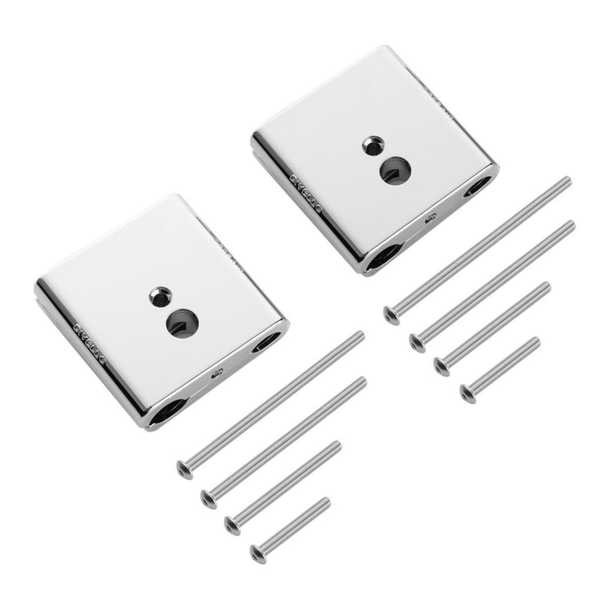 Rörfästesats Vaska Ø12-15 Krom, DIVELLO - DIVELLO VASKA Ø12-15 KROM RÖRFÄSTESATS