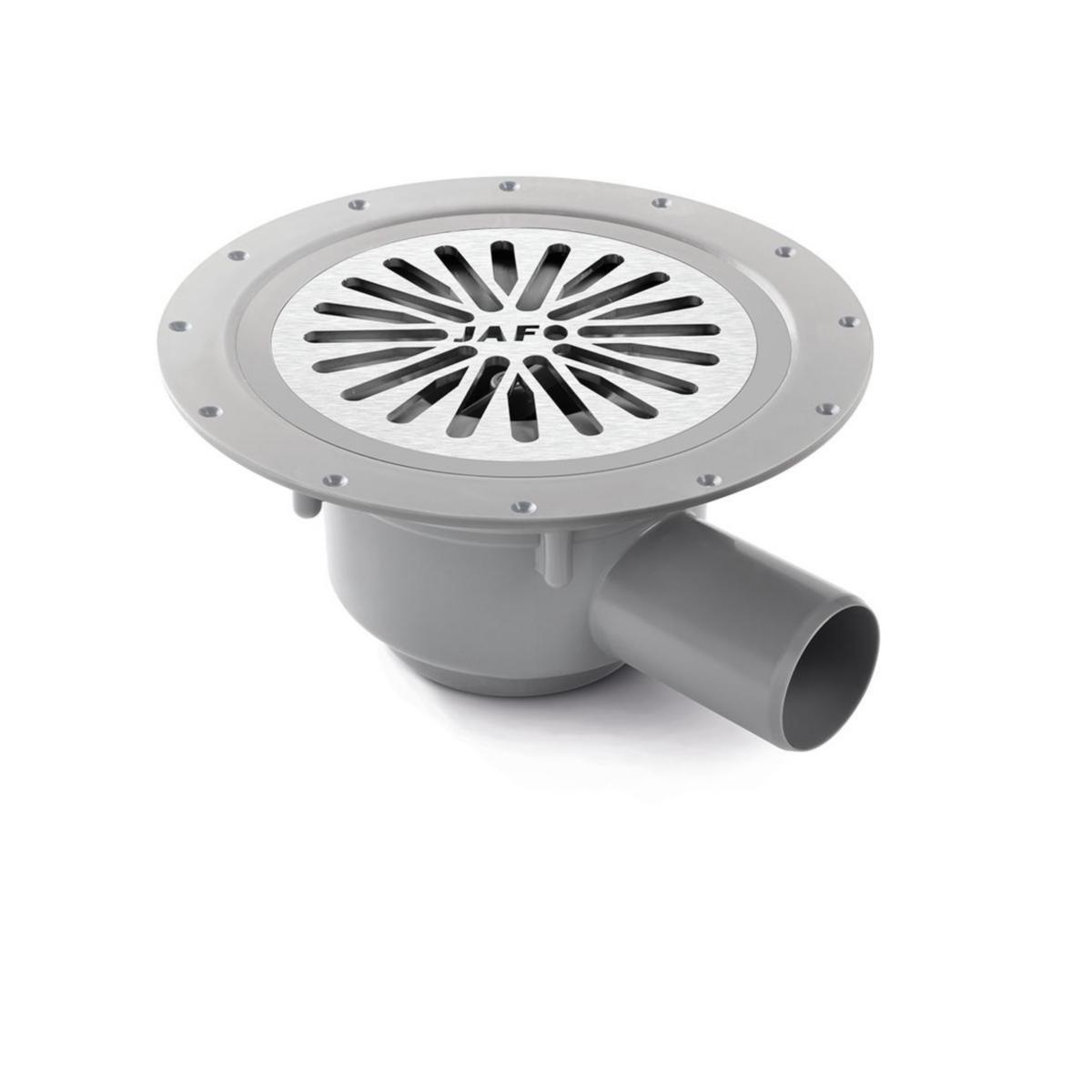 Golvbrunn, PS 50. Jafo - JAFO GOLVBR PS50 GR MP. PP SIDOUTL 50MM. LÅG BYGGHÖJD