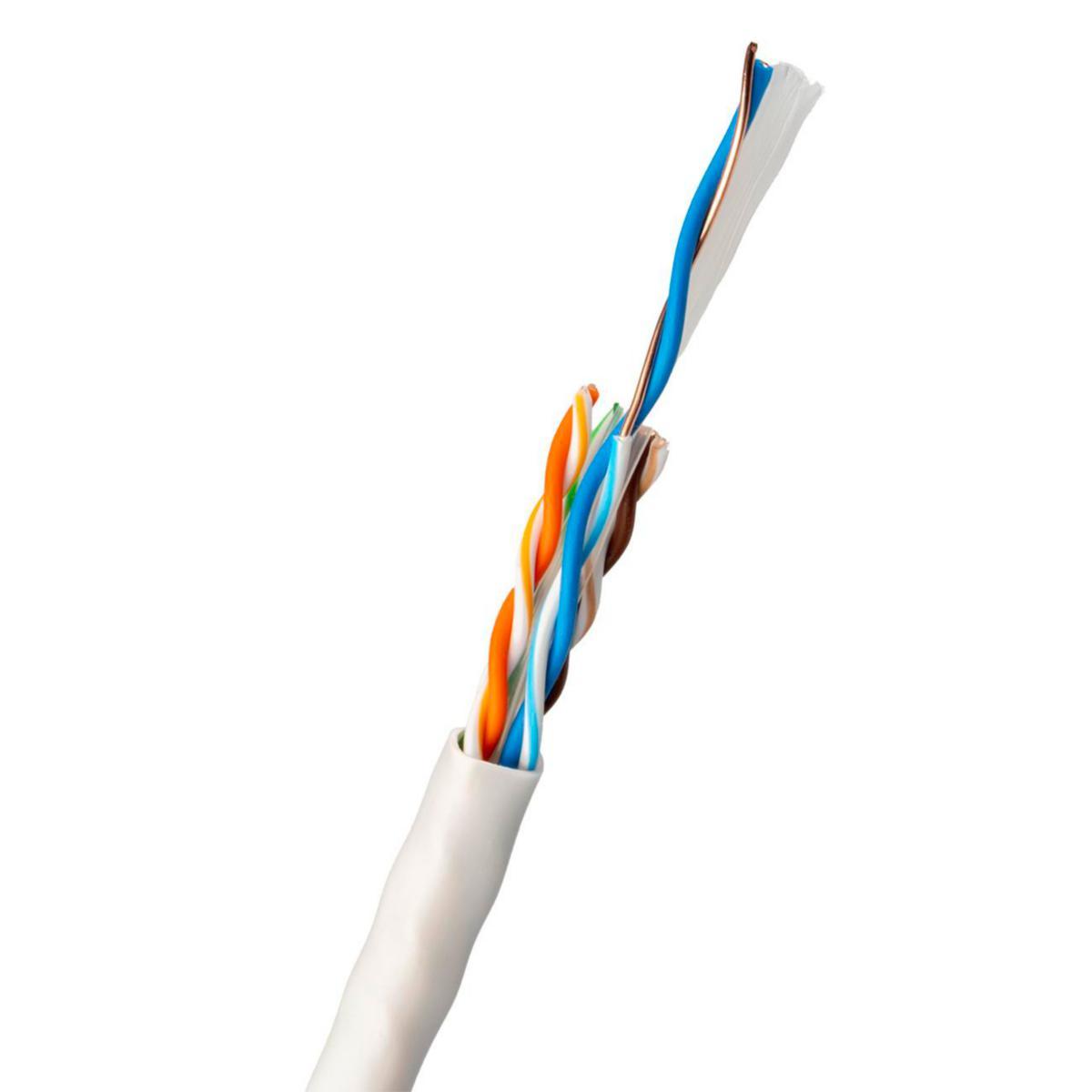 Datakabel U/UTP kategori 6, SLIM Dca - U/UTP KAT6 SLIM DCA VIT X150 39164184-412-19
