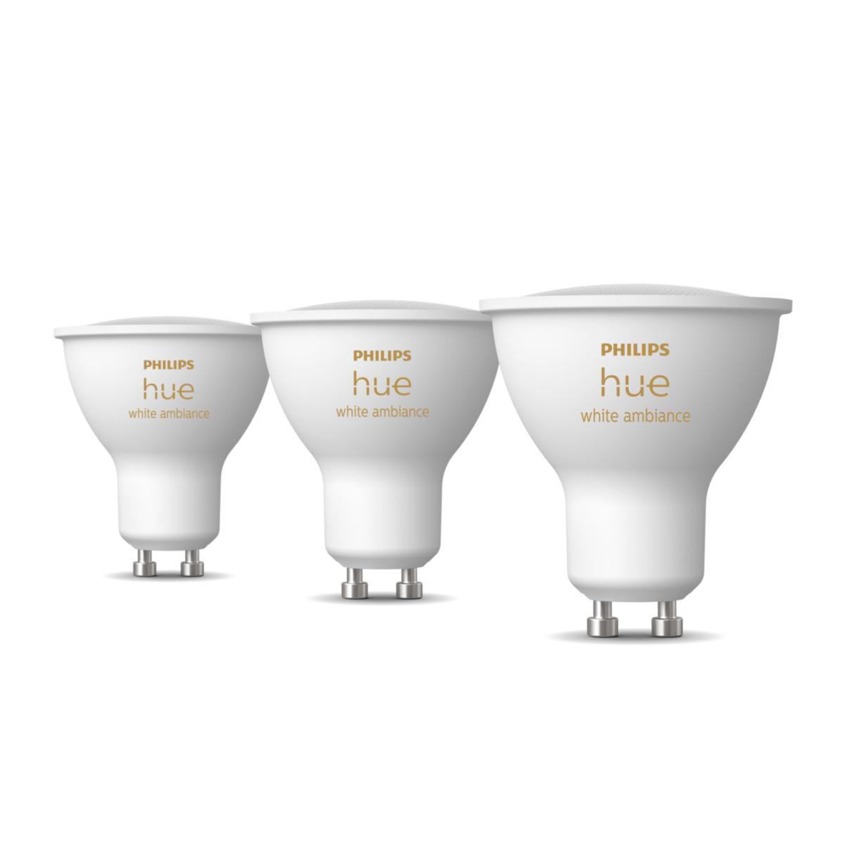 Light source GU10 HUE, WW - Philips HueWA 4.2W GU10 3P EU 4.2W 2200 - 6500K WW GU10 400L