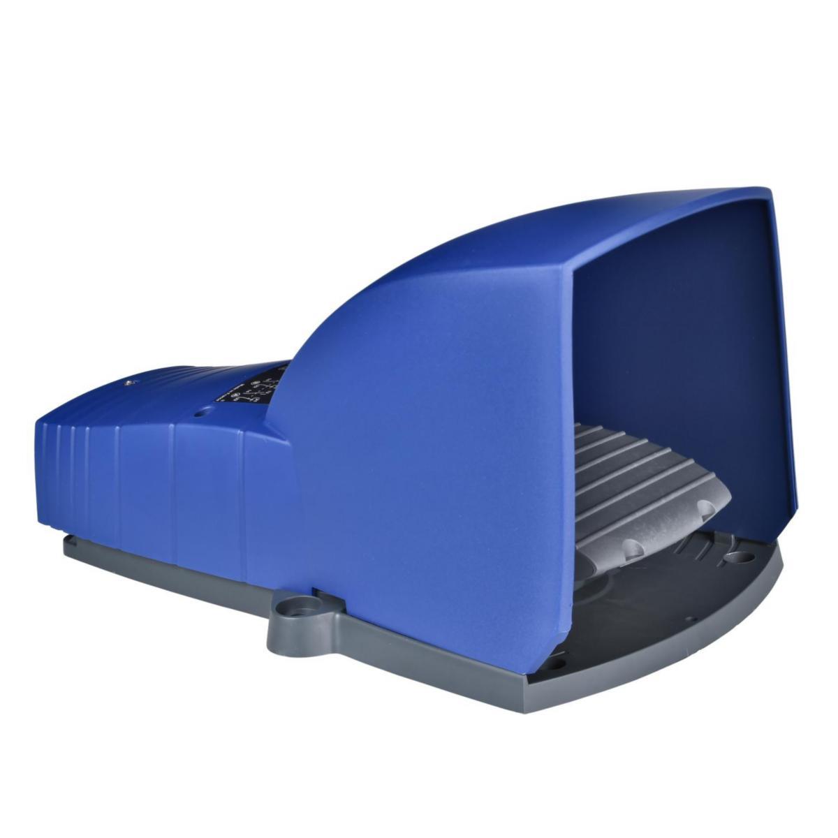 Pedal with protective casing - BLUE PLASTIC FOOT SWITCH 1O+F XPEB311