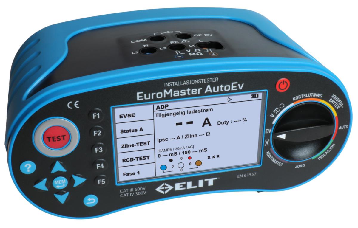 Installationstestare Euromaster AutoEV PLUS - INSTALLATIONSTESTARE AUTOEV EUROMASTER AUTOEV PLUS