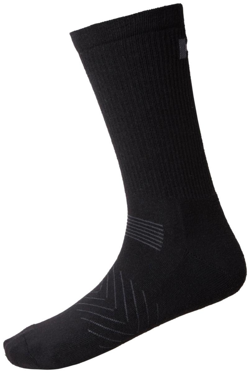 Strumpa Helly Hansen Manchester 79646 - STRUMPA HH 79646 SVART MANCH ESTER 3-PACK STL 43-46