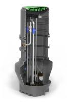 Pumpstation Kompus PS1200-2, Baga