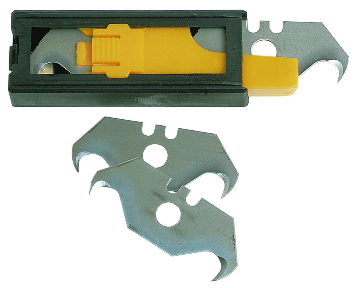 Knife blade ironside 10-pack - KNIFE BLADE IRONSIDE HOOK 5-P LENGTH 50MM DISPENSER